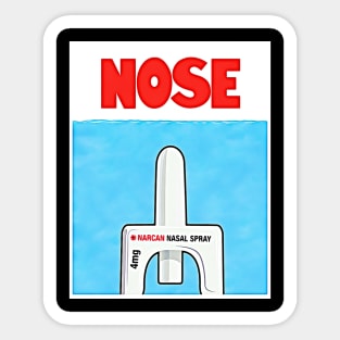 Narcan Nose Sticker